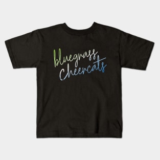 CURSIVE bluegrass cheercats Kids T-Shirt